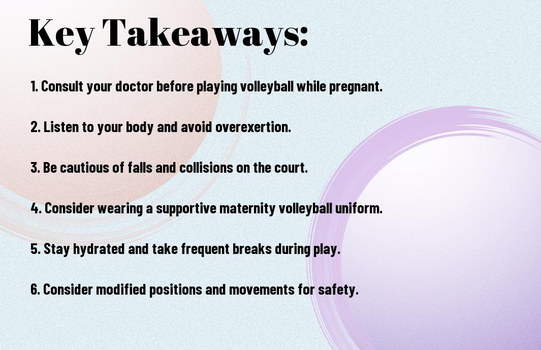 Is It Safe to Play Volleyball While Pregnant?  