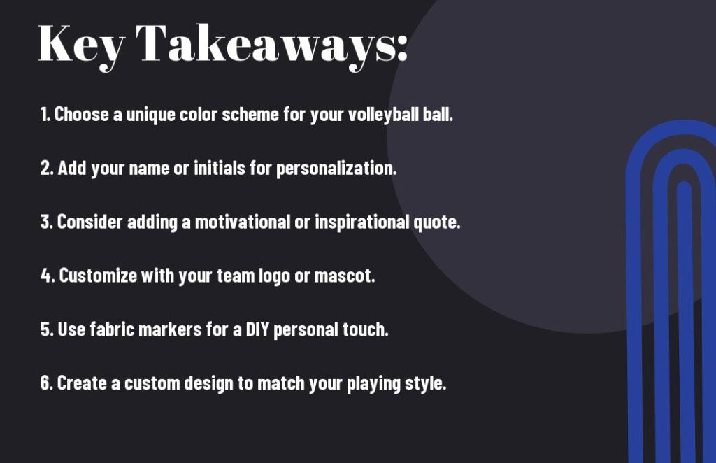 Tips for personalizing your volleyball ball