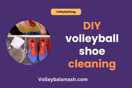 DIY volleyball shoe cleaning