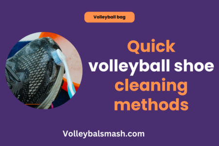 Quick volleyball shoe cleaning methods
